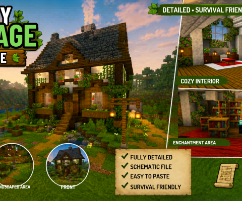 Cozy cottage house