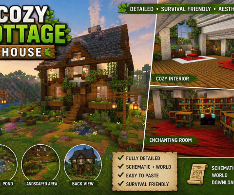 Cozy cottage house