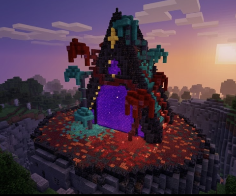 Big custom nether portal